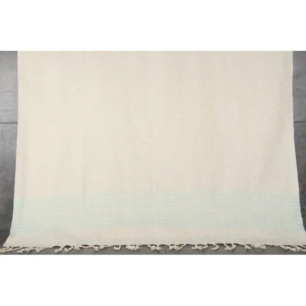 Turkish Organic Linen Handmade Towel Wrap Scarf Swim Cover Throw Blanket 40x79